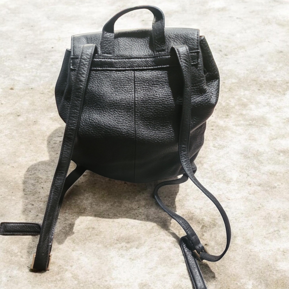Kate Spade Black Leather Backpack - Picture 2 of 11